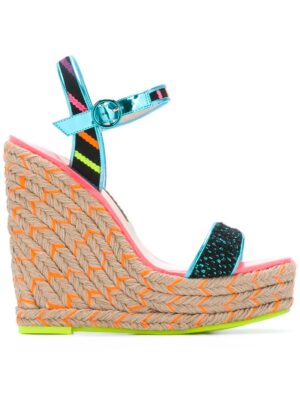 ophia Webster 'Lusita Stripes' Sandalen mit Keilabsatz sneakers (overige kleuren)