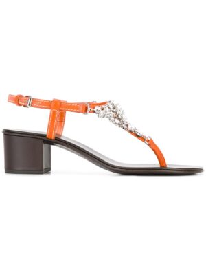 Giuseppe Zanotti Design Sandalen mit Kristallverzierung sneakers (geel)