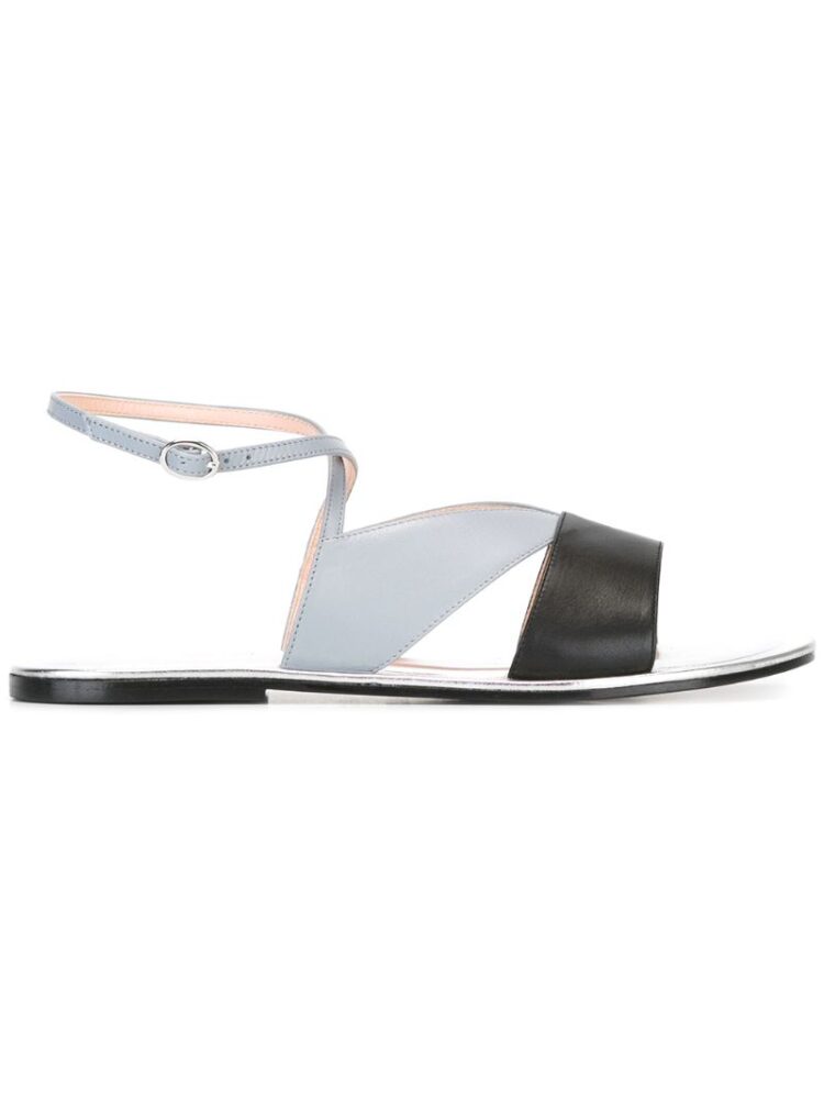 Pollini Sandalen mit Kontrastriem sneakers (zwart)