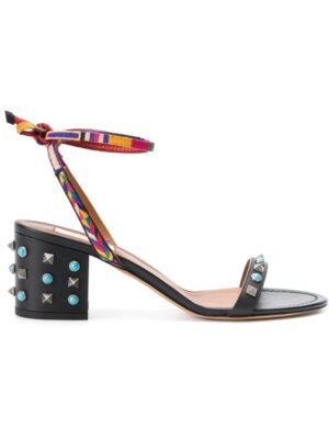 Valentino Valentino Garavani 'Soul Rockstud' Sandal sneakers (zwart)