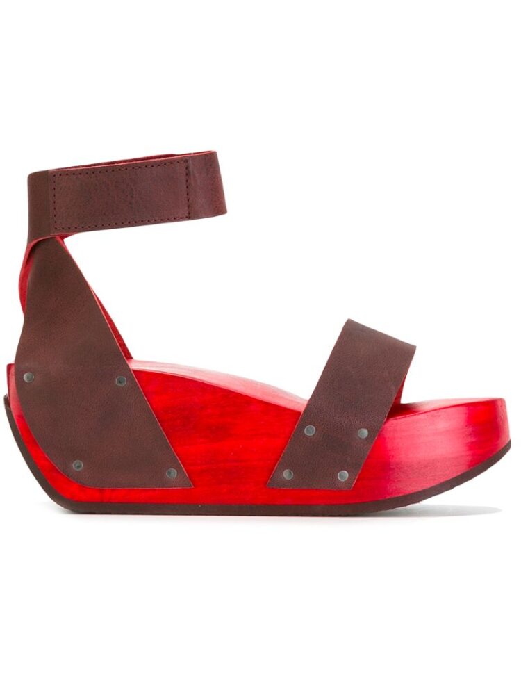 Trippen 'Gleam' Sandalen mit Plateausohl sneakers (rood)