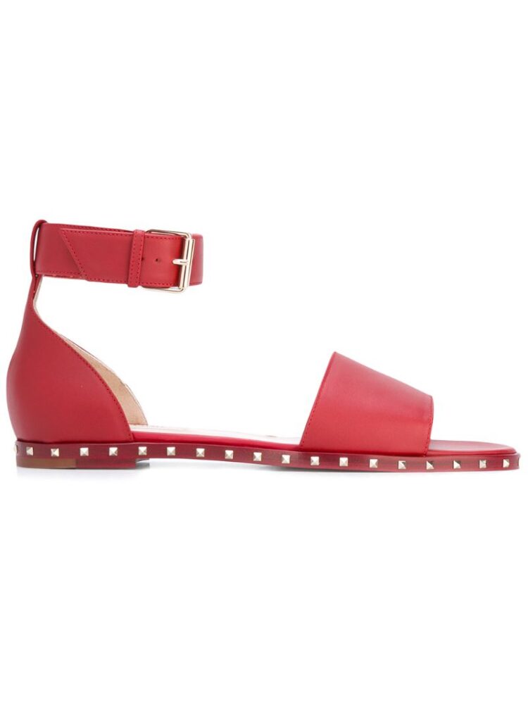 Valentino Valentino Garavani 'Soul Rockstud' Sandal sneakers (rood)