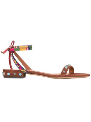 Valentino Valentino Garvani 'Rockstud Rolling' Sandal sneakers (bruin)