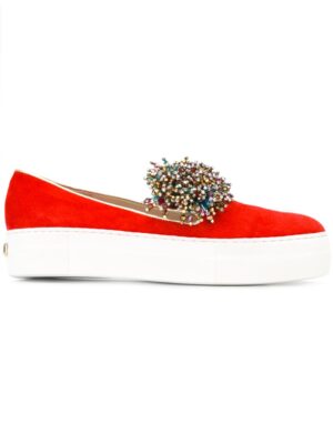 Elie Saab Slipper mit Perl sneakers (rood)