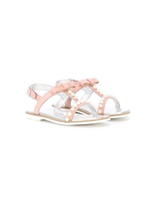 Monnalisa Sandalen mit Kunstperl sneakers (paars)