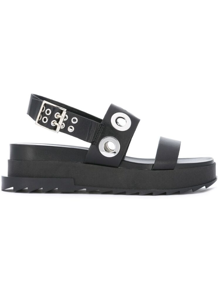 Diesel 'Dyeletta' Sandal sneakers (zwart)