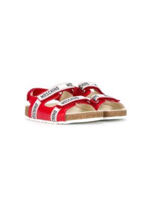 Moschino Kids Sandalen mit Logo-Print sneakers (rood)