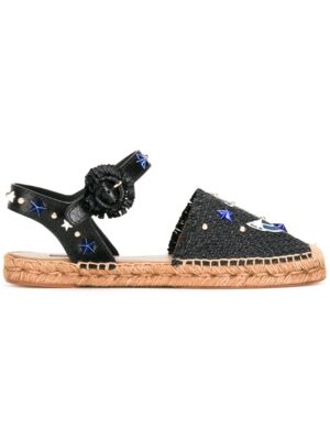 Dolce & Gabbana Sandalen mit Ankermotiv sneakers (zwart)