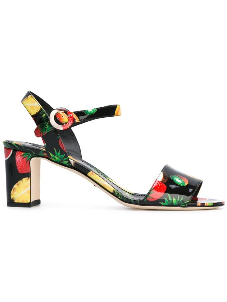 Dolce & Gabbana Sandalen mit Früchte-Print sneakers (zwart)