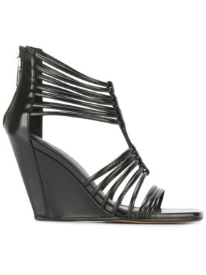 Rick Owens 'Mignon' Sandalen mit Keilabsatz sneakers (zwart)