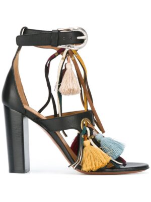 Chloé 'Miki' Sandalen mit F sneakers (zwart)