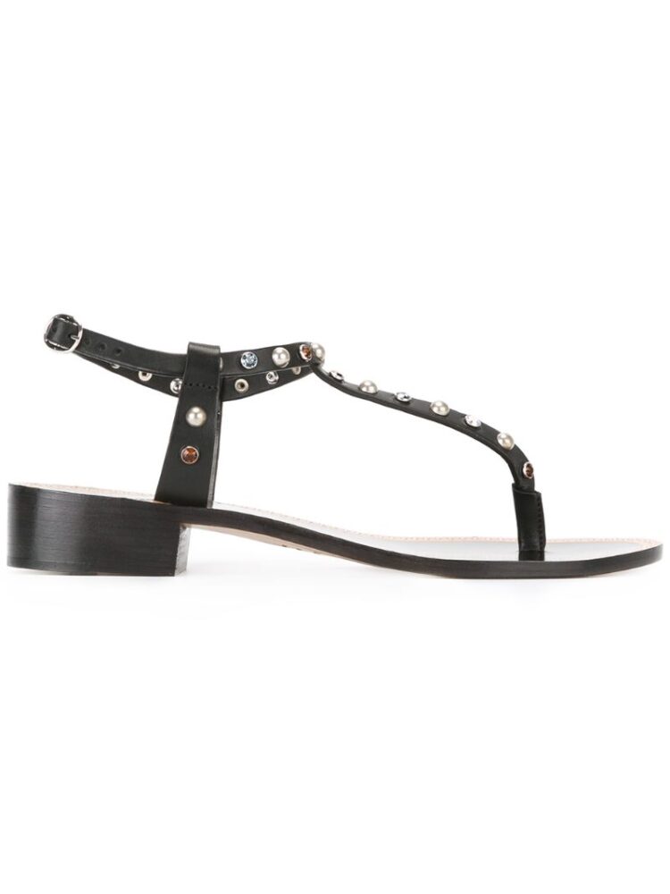 Isabel Marant Verzierte Sandal sneakers (zwart)