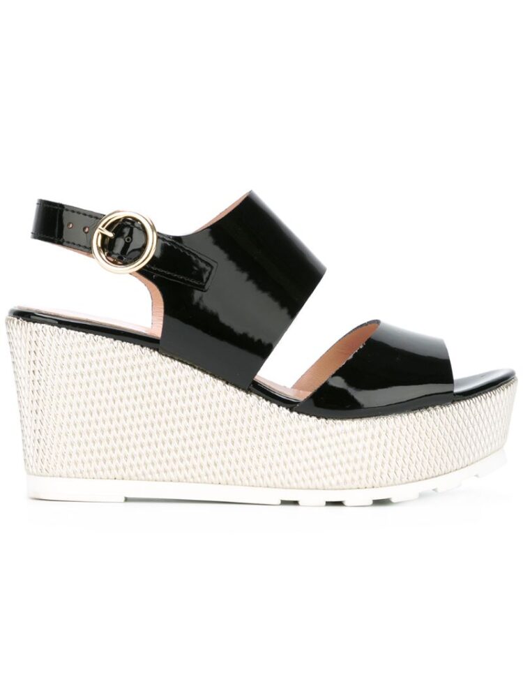 Pollini Sandalen mit Slingback-Knöchelriem sneakers (zwart)