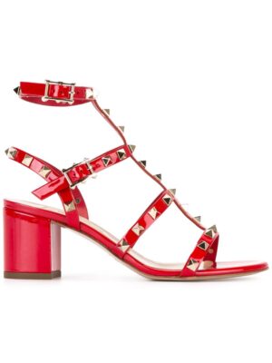 Valentino Valentino Garavani 'Rockstud' Sandal sneakers (rood)