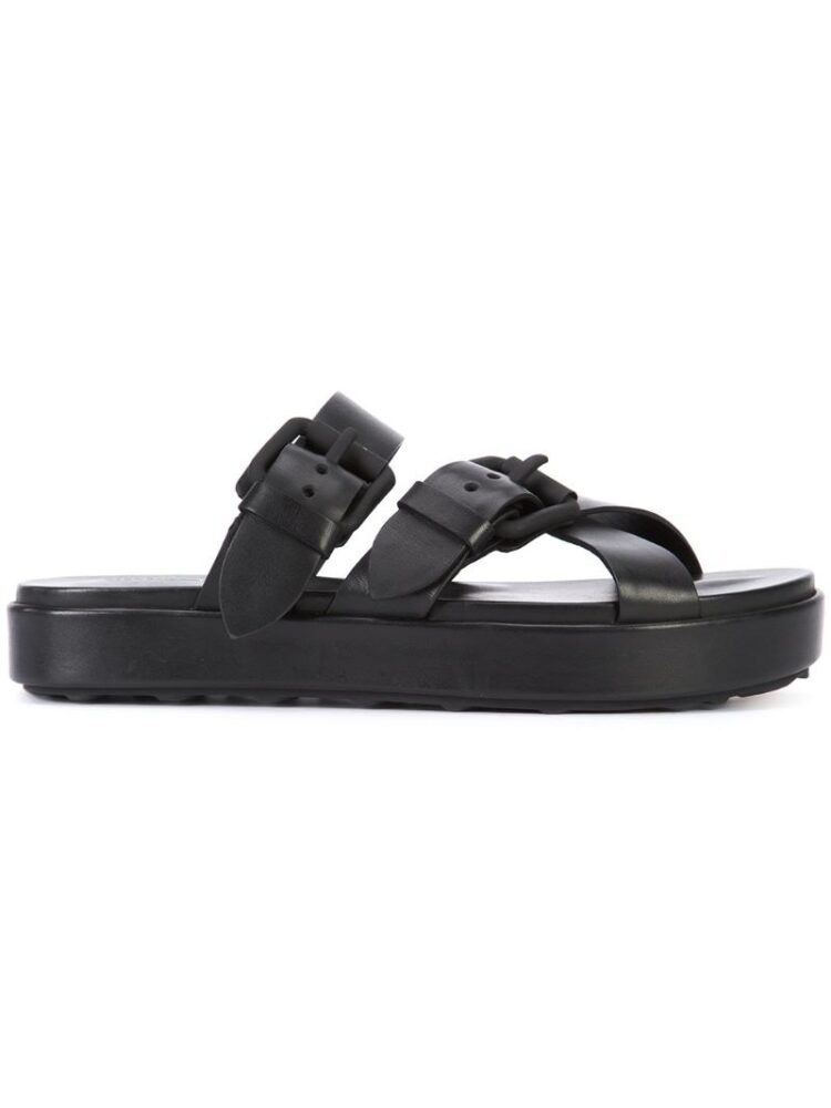 Alexander Wang strappy slip-on sandal sneakers (zwart)