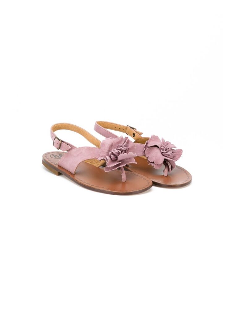 Pèpè Sandalen mit floralem Print sneakers (paars)