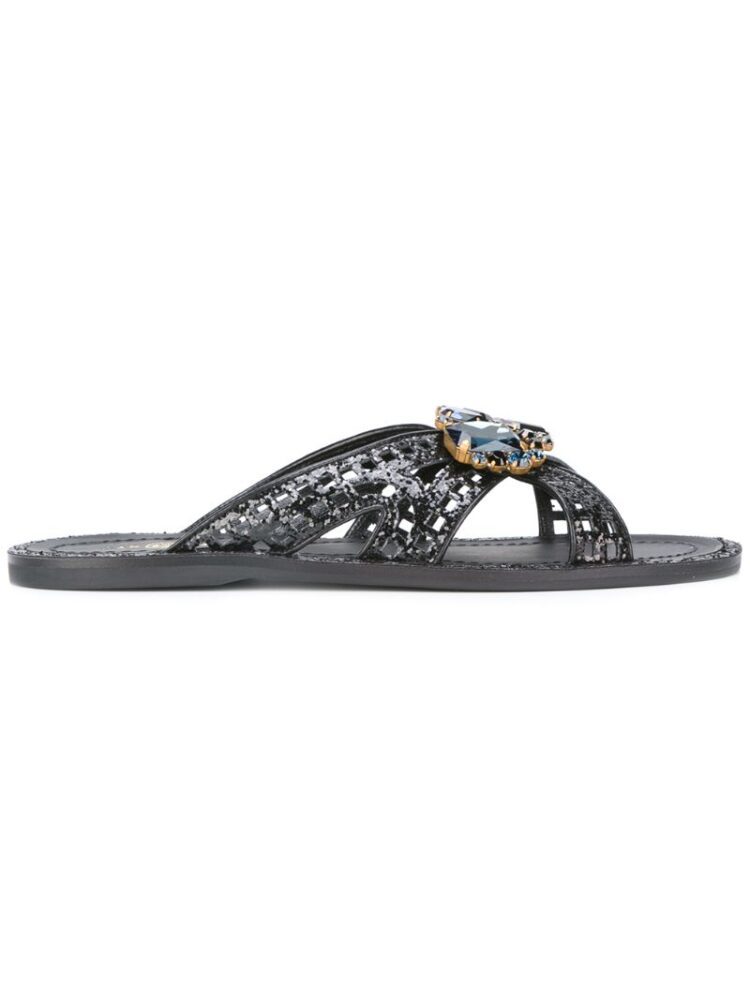 Car Shoe Sandalen mit Glitzerapplikatio sneakers (zwart)