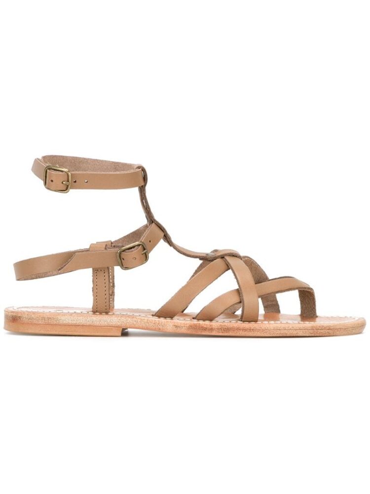 K. Jacques 'Larissa' Sandal sneakers (grijs)