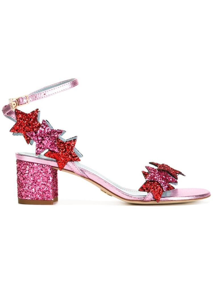 Chiara Ferragni Glitzernde Sandal sneakers (paars)