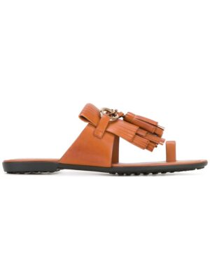 Tod's Flip-Flops mit F sneakers (bruin)