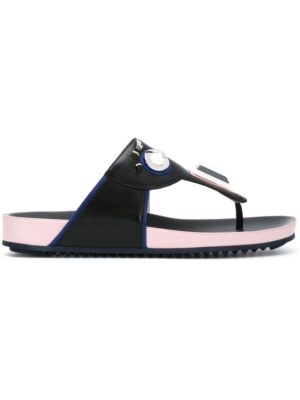 Fendi 'Faces' Sandal sneakers (zwart)