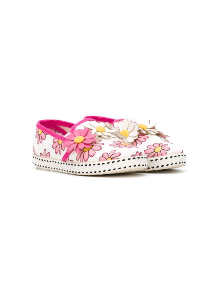 Monnalisa Slipper mit floraler Verzierung sneakers (overige kleuren)