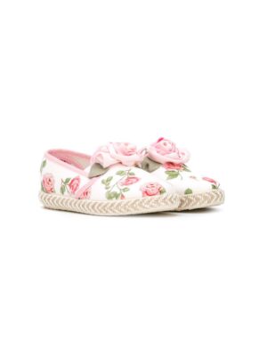 Monnalisa Slippers mit Blumen-Print sneakers (overige kleuren)