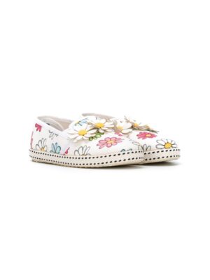 Monnalisa Slippers mit Blumen-Print sneakers (overige kleuren)