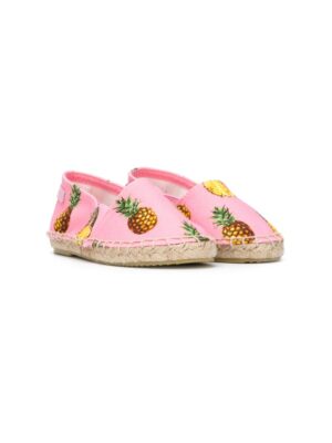 Dolce & Gabbana Kids Espadrilles mit Ananas-Print sneakers (paars)