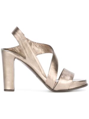 Roberto Del Carlo Metallic-Sandalen mit Blockabsatz sneakers (overige kleuren)