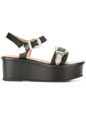 Toga Pulla Plateau-Sandalen mit Schnall sneakers (zwart)