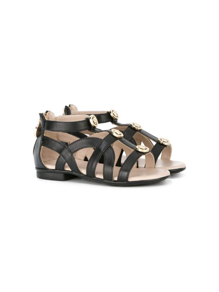 Young Versace Riemensandalen mit Reißverschlu sneakers (zwart)