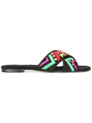 tuart Weitzman Sandalen mit "Azteken"-Desig sneakers (zwart)