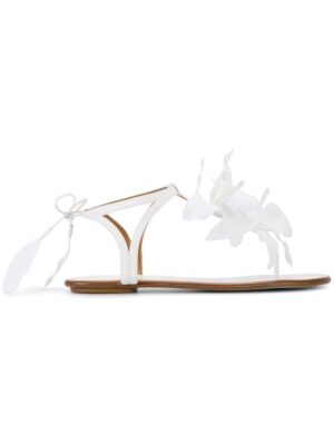 Aquazzura Sandalen mit Blumenapplikatio sneakers (overige kleuren)