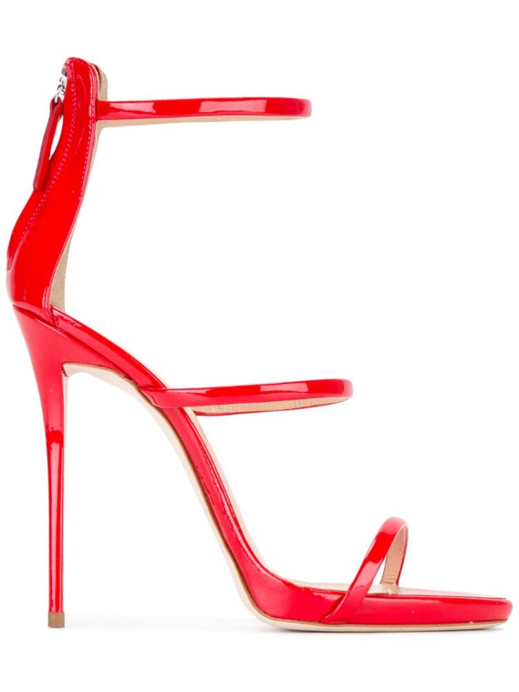 Giuseppe Zanotti Design Stiletto-Sandalen mit schmalen Riem sneakers (rood)