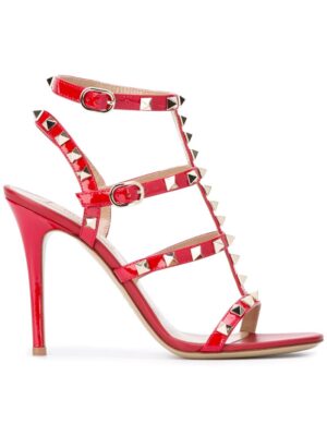 Valentino Valentino Garavani 'Rockstud' Sandal sneakers (rood)