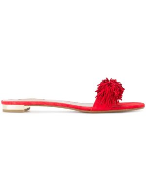 Aquazzura 'Wild Thing' Sandal sneakers (rood)