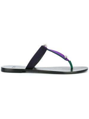 Versace Flip-Flops mit Medusa-Detail sneakers (zwart)