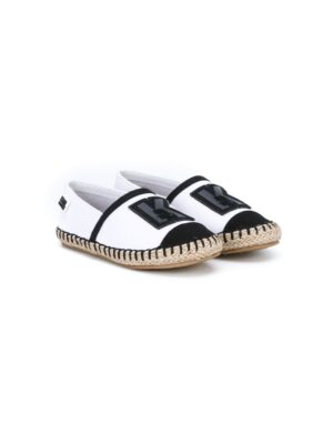 Karl Lagerfeld Kids Espadrilles mit Logo-Patch sneakers (zwart)