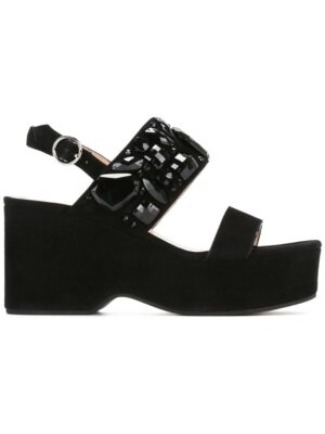 Marc Jacobs 'Lily' Wedge-Sandal sneakers (zwart)