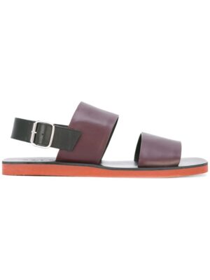 Marni Sandalen mit breiten Riem sneakers (bruin)