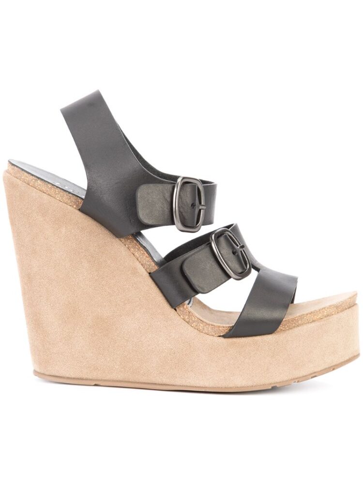 Pedro Garcia Wedge-Sandalen mit Schnall sneakers (zwart)