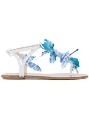 Aquazzura Sandalen mit floralem Applikatio sneakers (overige kleuren)