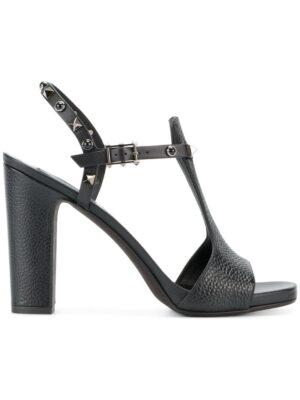 Valentino 'Valentino Garavani Rockstud Rolling' Peeptoe-Sandal sneakers (zwart)