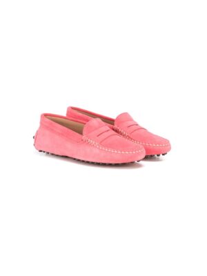 Tod's Kids Penny-Loafer aus Wildled sneakers (paars)