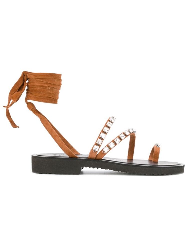 Giuseppe Zanotti Design 'Caitlin' Sandal sneakers (bruin)