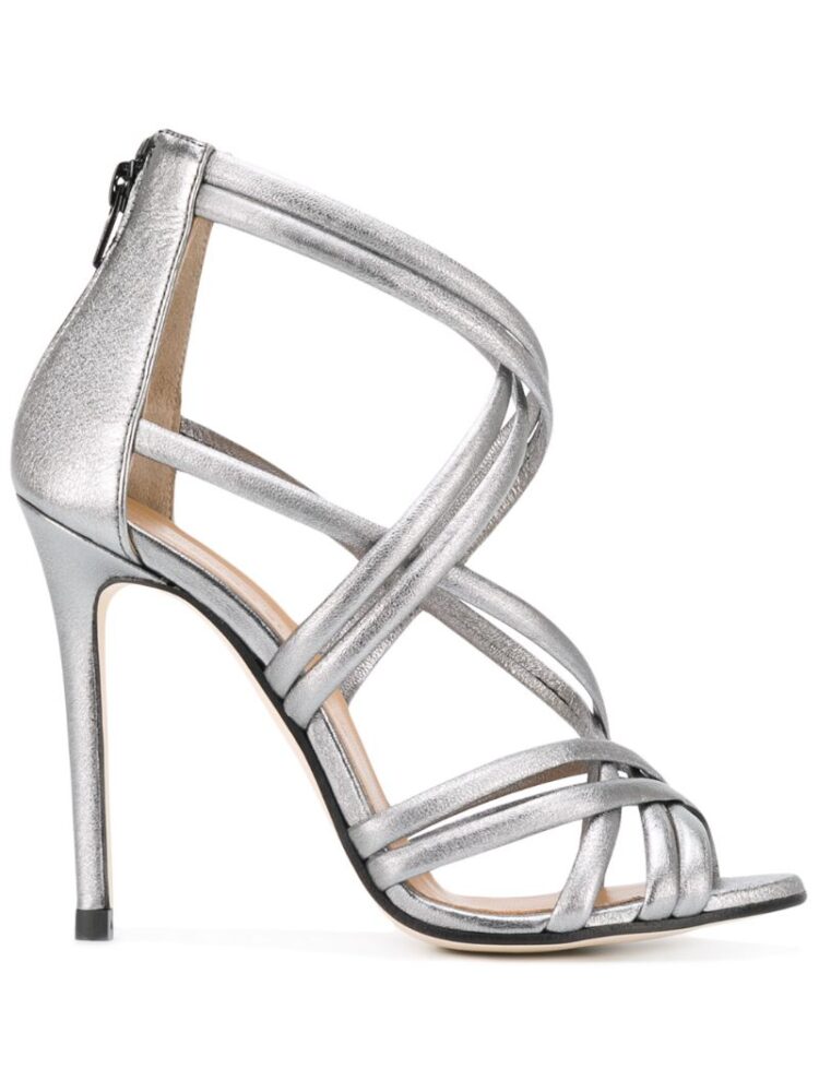 Marc Ellis Stiletto-Sandalen im Metallic-Loo sneakers (grijs)