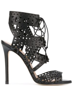 Marc Ellis Stiletto-Sandalen mit Laser-Cut sneakers (zwart)