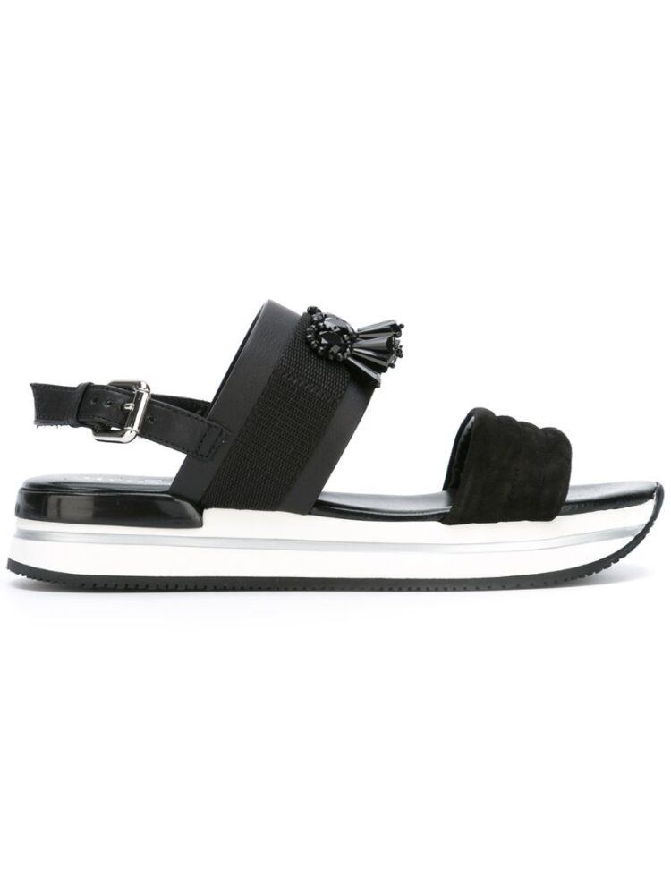 Hogan Sandalen mit Schmuckstei sneakers (zwart)