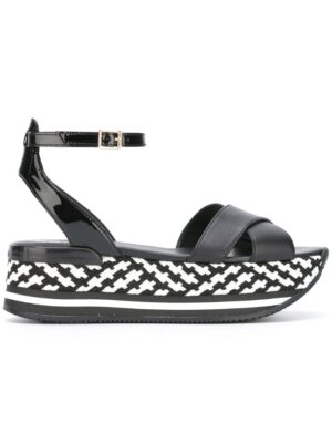 Hogan Karierte Sandal sneakers (zwart)